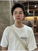 スパイキーショートピンパーマ