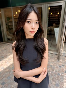 クム(kumu) 【kumu】ロングレイヤー/顔周りカット/栄/名古屋