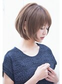 say.重政美人ショートレイヤーくびれ丸みショート菱形前髪あり