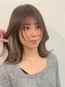 【岡本限定★ポイントでお洒落に♪】カット＋イヤリングカラー＋炭酸TR￥19980