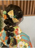小学生ヘアセット