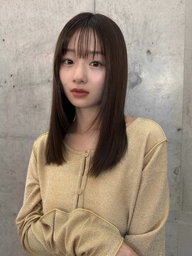 ガーデン ミサト 三郷中央(garden misato) 大人可愛いミディアムストレート/顔まわりレイヤー/前髪あり