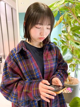 ノエ トトン(noe tton) イメチェン/ホワイトブロンド/外ハネボブ/美髪/名駅a19