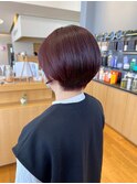 ショート/ショートカット/レッドブラウン/ブラウン/レッド