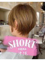 アトリエ エス atelier es HAIRDESIGN&nbsp;ひし形シルエット/ひし形ショート/上品ショート/大人ショート