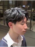 韓国風ニュアンスフェザーマッシュショート