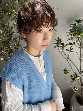 トイロ 中目黒(Toiro) ショートパーマ/くるくるパーマ/外国人風パーマ【大毛亮佑】