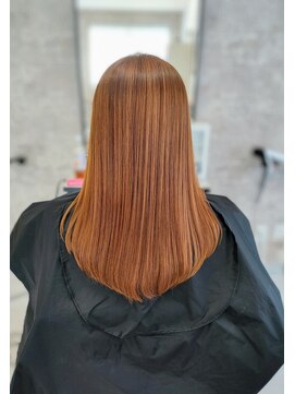 スタート ハイトーントステア縮毛矯正髪質改善カラー