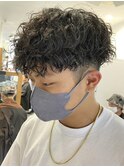 天文館波巻きスパイラルパーマ緩めツイストスパイラルパーマ