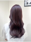 カシスカラー  ×  ツヤ髪ロング