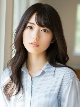 ファクトリーファイブ(Factory5) 小顔外ハネミディアムアッシュ20代30代40代くびれミディ韓国ヘア