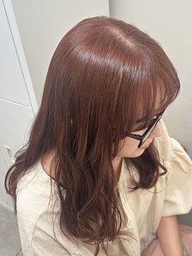 タリ(Hair Design TALI) w color ＊ cherry red