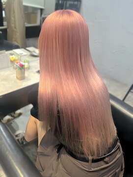 フィーネ(Fi-Ne) ハイトーン×プルエクステ　ホワイトピンク