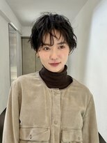 トリッカ 銀座(tricca)&nbsp;黒髪ショート／ショートボブ／ニュアンスパーマ／マッシュ