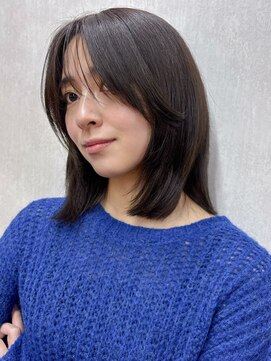 ガーデン 銀座(GARDEN) ボブレイヤー レイヤーカット 顔周り 透明感カラー