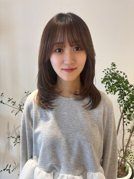 ケーツー あべのキューズモ－ル店(K-two) レイヤー×柔らかベージュ