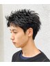 《人気No1》【パーマ】メンズカット+フェザーパーマ￥ 13500