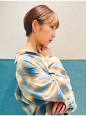ハンサムショート/丸みショートボブ/20代30代40代50代/顔周り