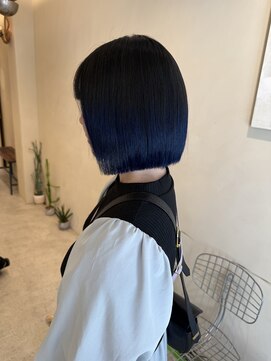 エルミタージュ(HERMITAGE) ミニボブ×ブルーブラック