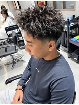 メンズサロン アネロ 名駅(Men's salon anhelo)&nbsp;テーパーフェード×ツイストスパイラル×メンズショート