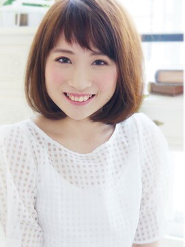 ヘア ジュレ ドゥ(hair jurer deux) 【ヘアジュレドゥ 花井】 モテ可愛い☆甘めバングふわミディ