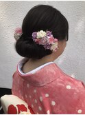 和装のヘアセット♪♪