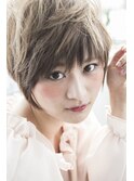 大人なふんわりショート☆【miel hair blanc】