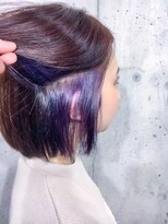 サロンドミルク 原宿(salon de MiLK)&nbsp;インナーカラーブルーバイオレット