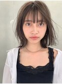 大人可愛いシースルーバング×ボブ【Luxe井上彩】
