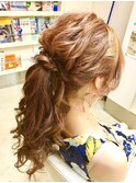 ハイポニーテールアレンジ