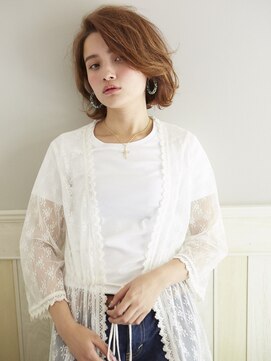 クローゼット 新宿(closet) 外ハネボブ/ペールベージュ[髪質改善/ヘッドスパ白髪染め/新宿】