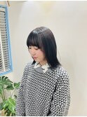 #外ハネフェイスレイヤーマッシュウルフ