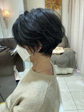 アルティコアナチュール(ALTI COR NATURE) 鈴木保奈美さん風ショートヘア/30代40代50代札幌駅美容室