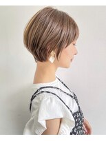 ロンド 銀座(Lond)&nbsp;【銀座◇成田】ダークアッシュくびれ大人可愛い丸みショート
