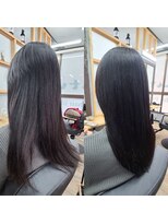 ナチュラル 泉中央店(Natural) お顔周りの癖は縮毛矯正ケアルーガ