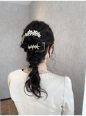 ヘアセット/結婚式アレンジ/玉村/高崎/前橋/ヘアアレンジ/カラー