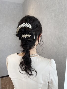 ヴォイスヘアーデザインウル(Voice hair design ulu) ヘアセット/結婚式アレンジ/玉村/高崎/前橋/ヘアアレンジ/カラー