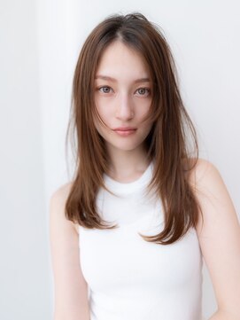 エースハバナ 渋谷(1 HAVANA) 20代30代大人かわいい/レイヤーカット/シルキーベージュ/小顔