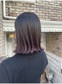 【roijir 表参道】　切りっぱなしボブ×ラベンダーピンク