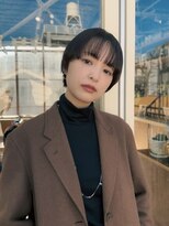 エルム 原宿 表参道(yelm)&nbsp;★くびレイヤーエモージュイメチェンハッシュカットフルバング