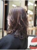 脱白髪染めメッシュハイライト