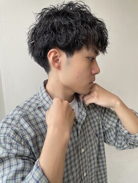 ラパンセ ブラン(LA PENSEE BRUN) 【LAPENSEE _inagaki】メンズ波巻パーマ