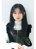 顔まわりレイヤーロング