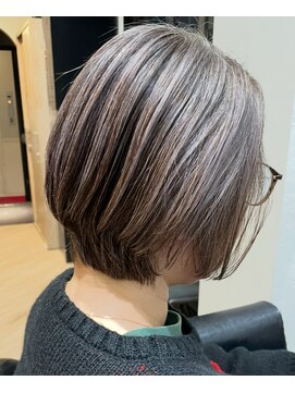 ハーツ(Heart's) 白髪活かしカラー