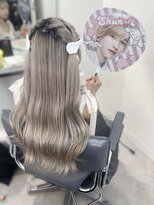 もこもこハーフツイン　渋谷ヘアメ　アイドルヘア