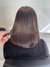 【地肌からすっきり】カット+髪質改善カラー+ヘッドスパ+ヘアエステ￥44,000→