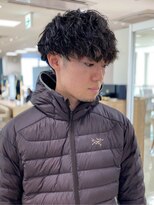 シャルムバイケンジ(Charm.by KENJE)&nbsp;ツイストスパイラルシャドウパーマ波巻き無造作銀座メンズ