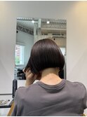 切りっぱなしボブ