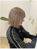 ツヤンツヤンベージュカラー