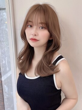 パルス ヨコハマ(PULSE yokohama) ワンホンbobミニウルフチェリーブラウンホワイトグレージュ